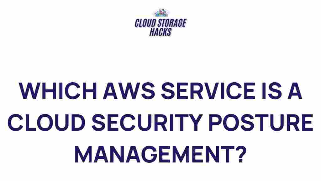 best-aws-service-cloud-security-posture-management